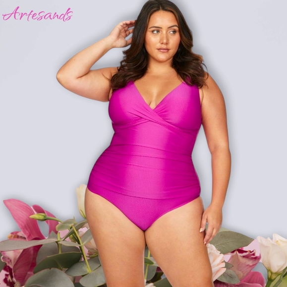 Artesands Serenade Pink Delacroix One Piece Swimsuit - Picture 5 of 6